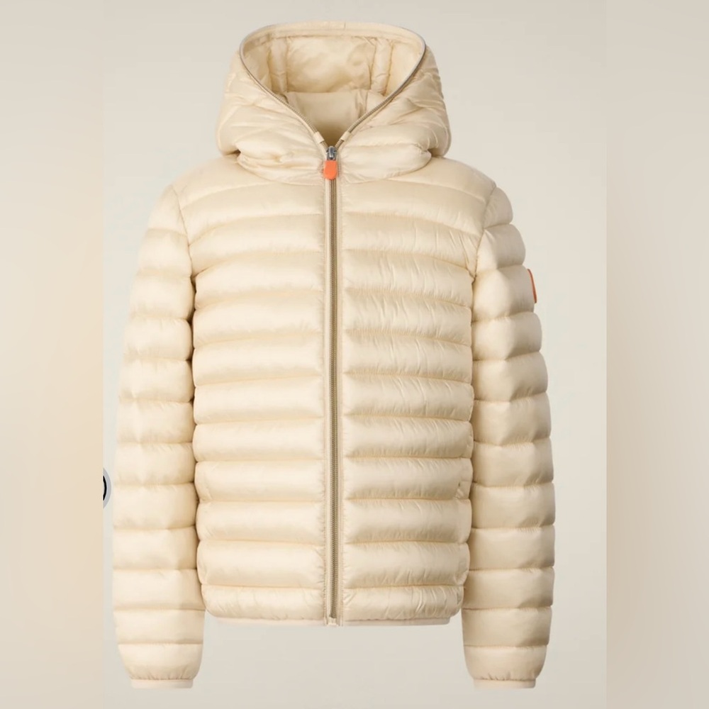 Save the Duck  , girls puffer jacket mod. IRIS Shore Beige